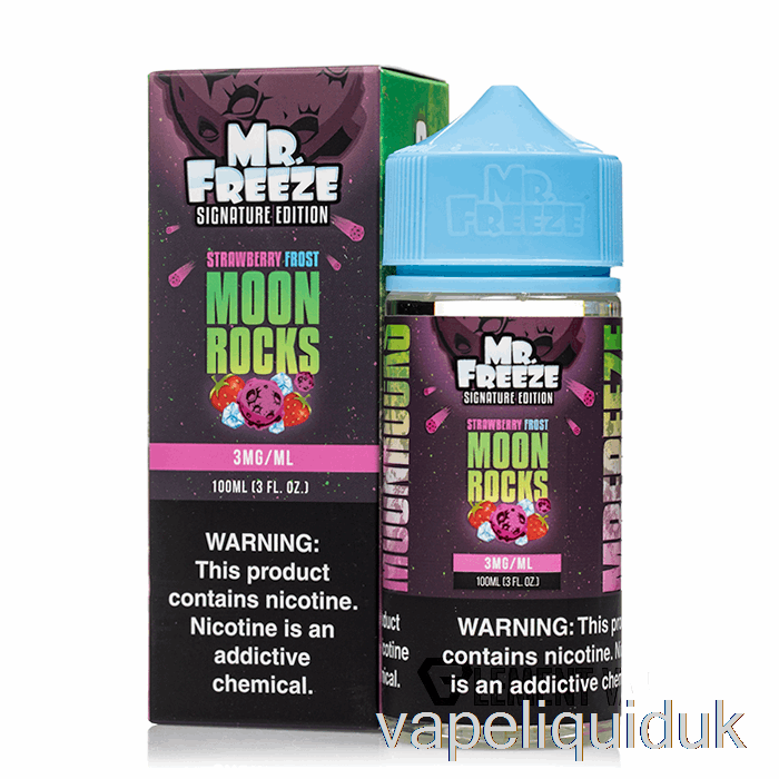 Moonrocks - Strawberry Frost - Mr Freeze - 100mL 3mg Vape Liquid